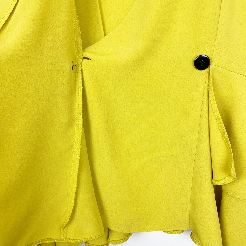 Asos Design Neon Tux Top With Button Detail - image 7